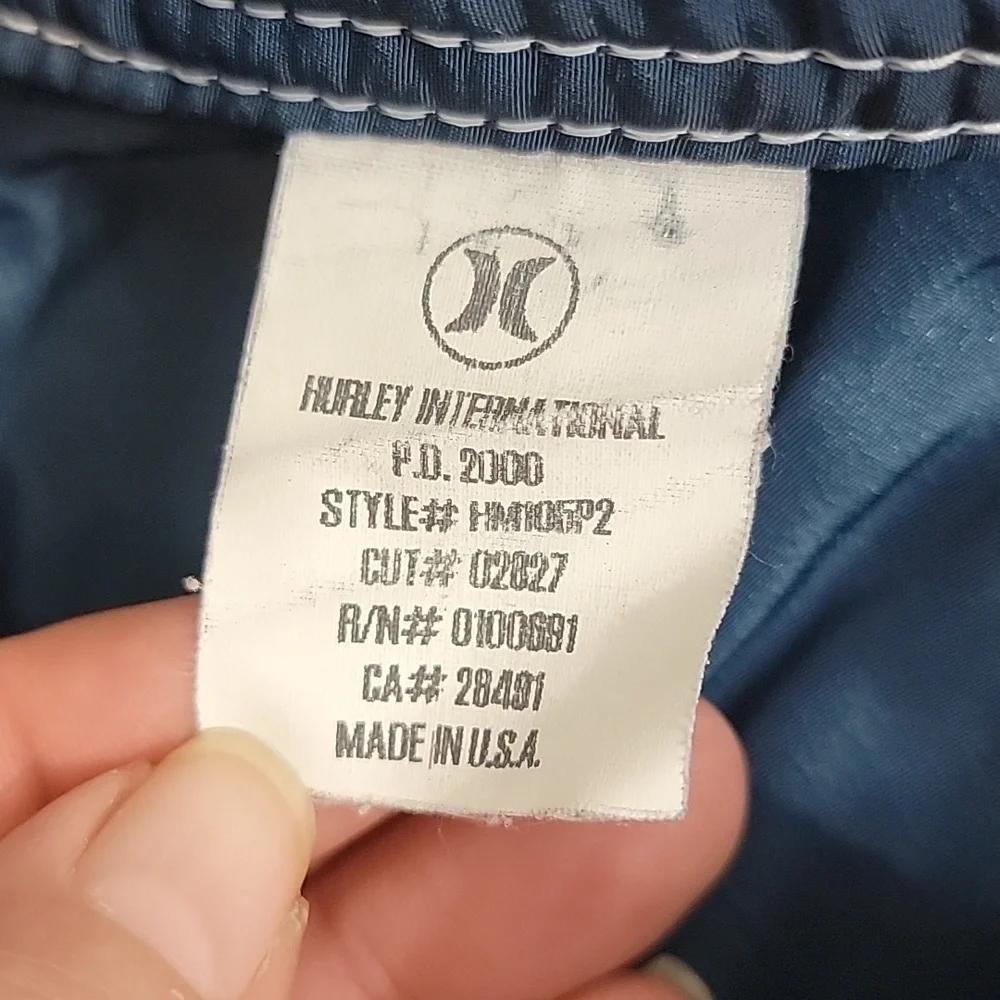 Vintage Hurley Y2K 2000s 999 Hawian Swim Surf Shorts size 30 Super Amazing